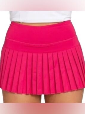 Xs goldhinge Hot Pink Pleated Tennis Skirt